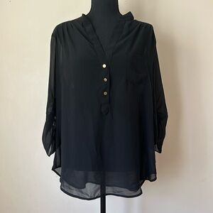Cut-out blouse